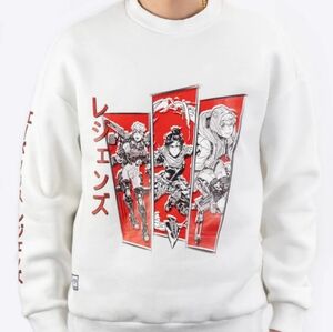 Limited Edition White Apex Legends Anniversary Crew Sweatshirt Japan Size M